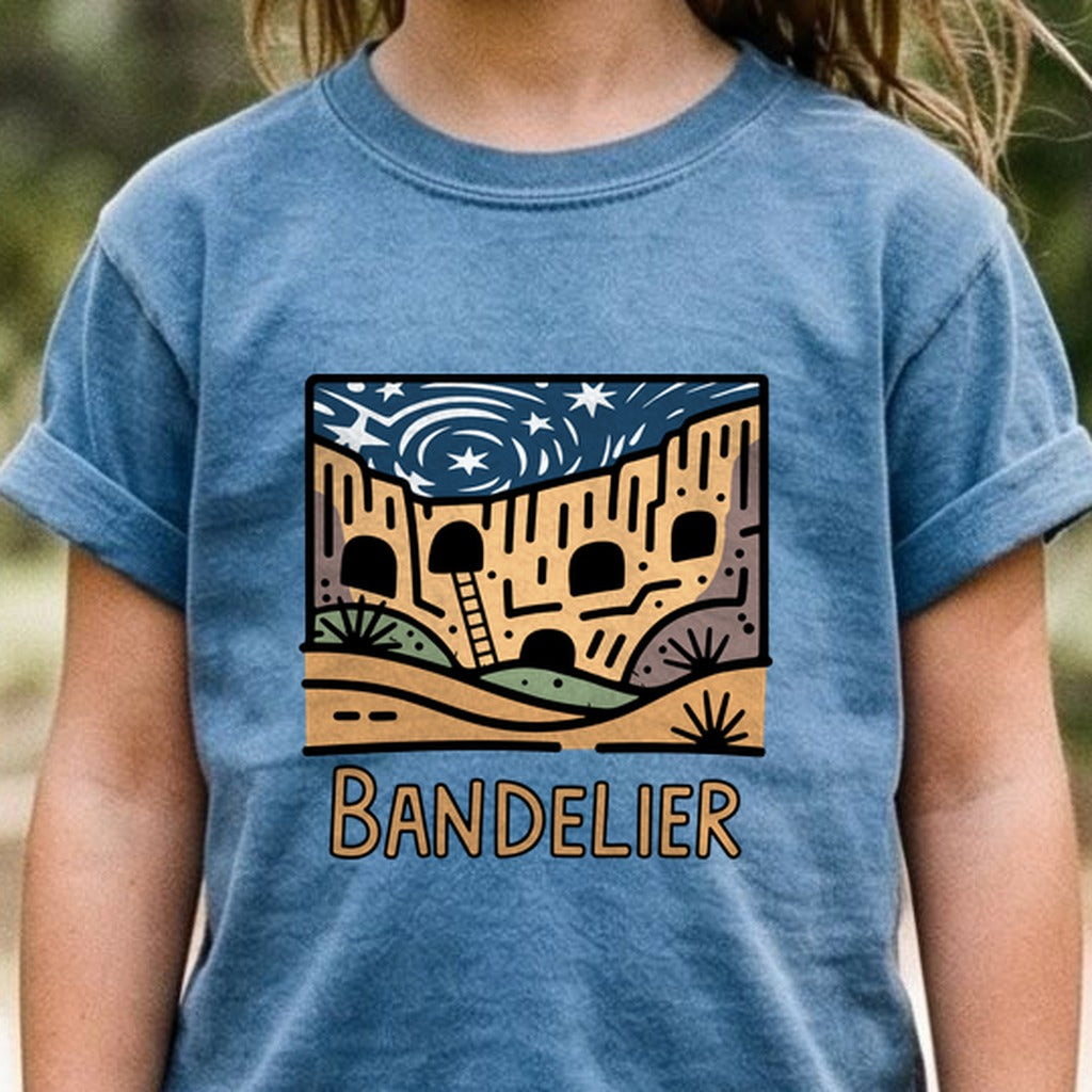 Bandelier National Monument Kids Cotton T-Shirt