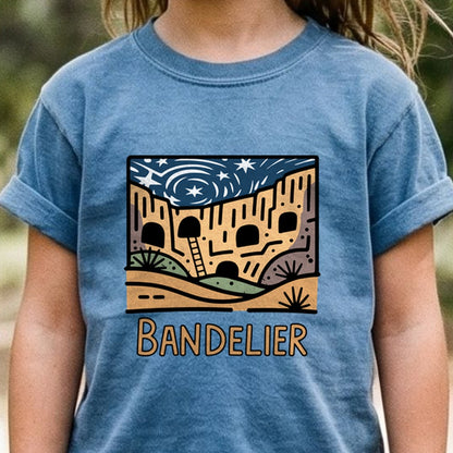 Bandelier National Monument Kids Cotton T-Shirt