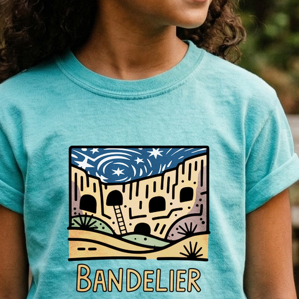 Bandelier National Monument Kids Cotton T-Shirt