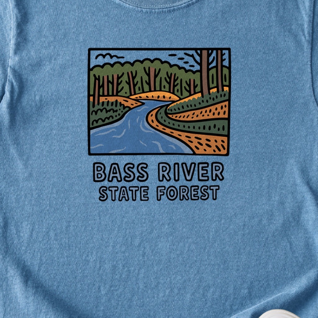 Bass River State Forest Kids Cotton T-Shirt