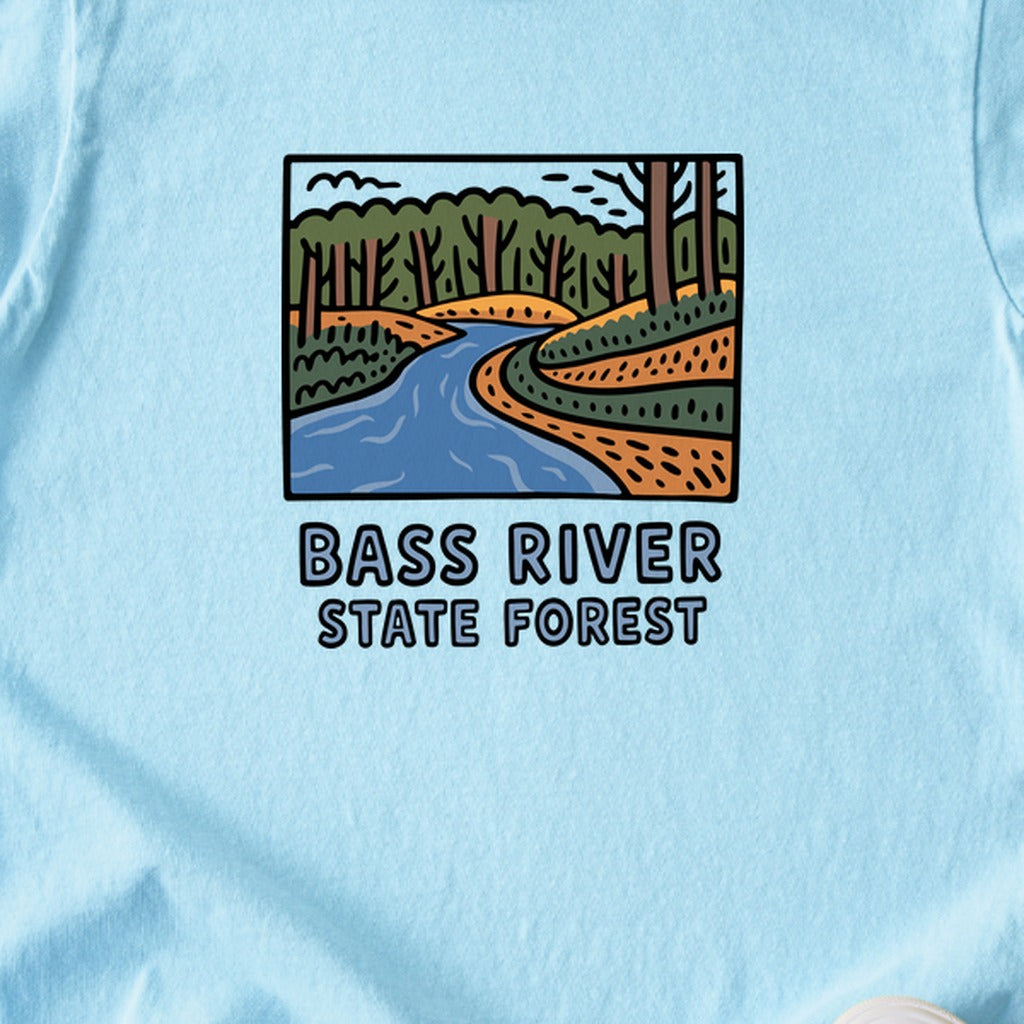 Bass River State Forest Kids Cotton T-Shirt