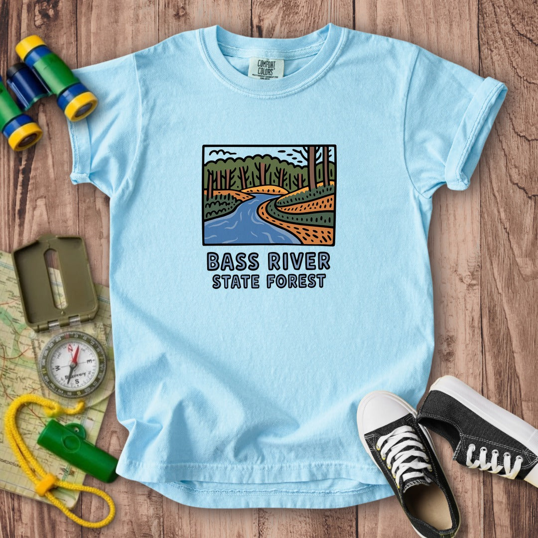 Bass River State Forest Kids Cotton T-Shirt