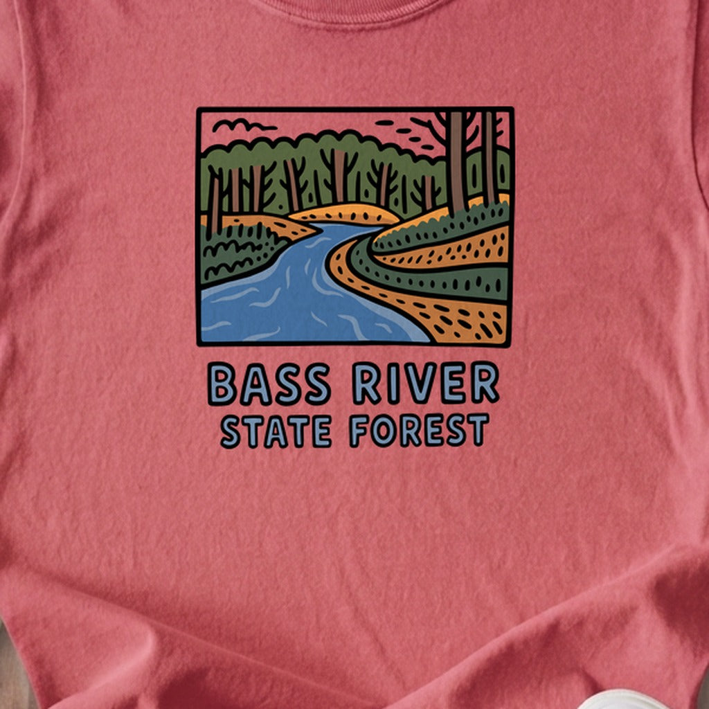 Bass River State Forest Kids Cotton T-Shirt