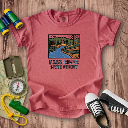 Bass River State Forest Kids Cotton T-Shirt