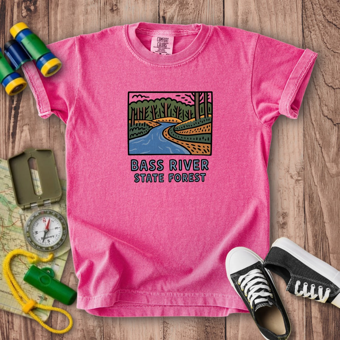 Bass River State Forest Kids Cotton T-Shirt