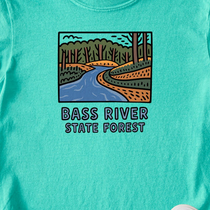 Bass River State Forest Kids Cotton T-Shirt