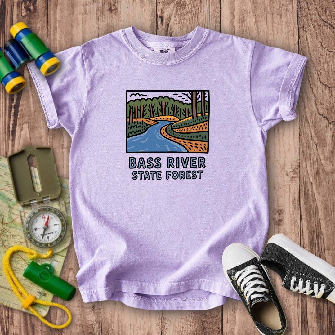 Bass River State Forest Kids Cotton T-Shirt