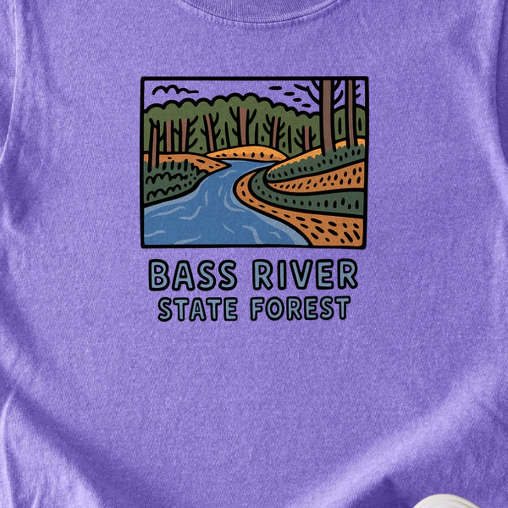 Bass River State Forest Kids Cotton T-Shirt