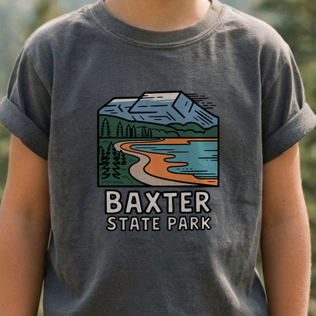Baxter State Park Kids Cotton T-Shirt