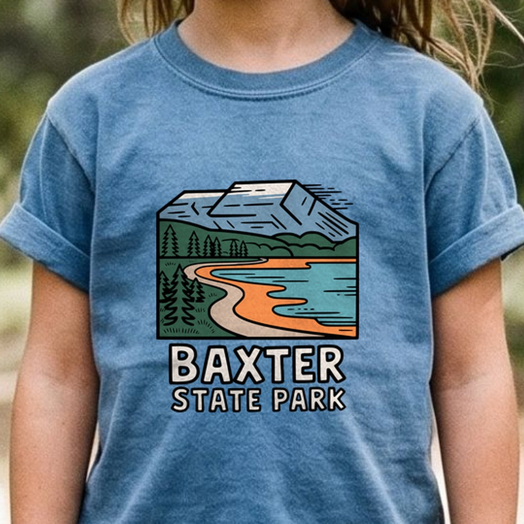 Baxter State Park Kids Cotton T-Shirt