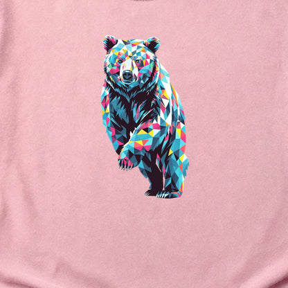 Bear Mosaic Cotton T-Shirt