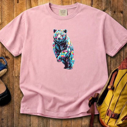 Bear Mosaic Cotton T-Shirt