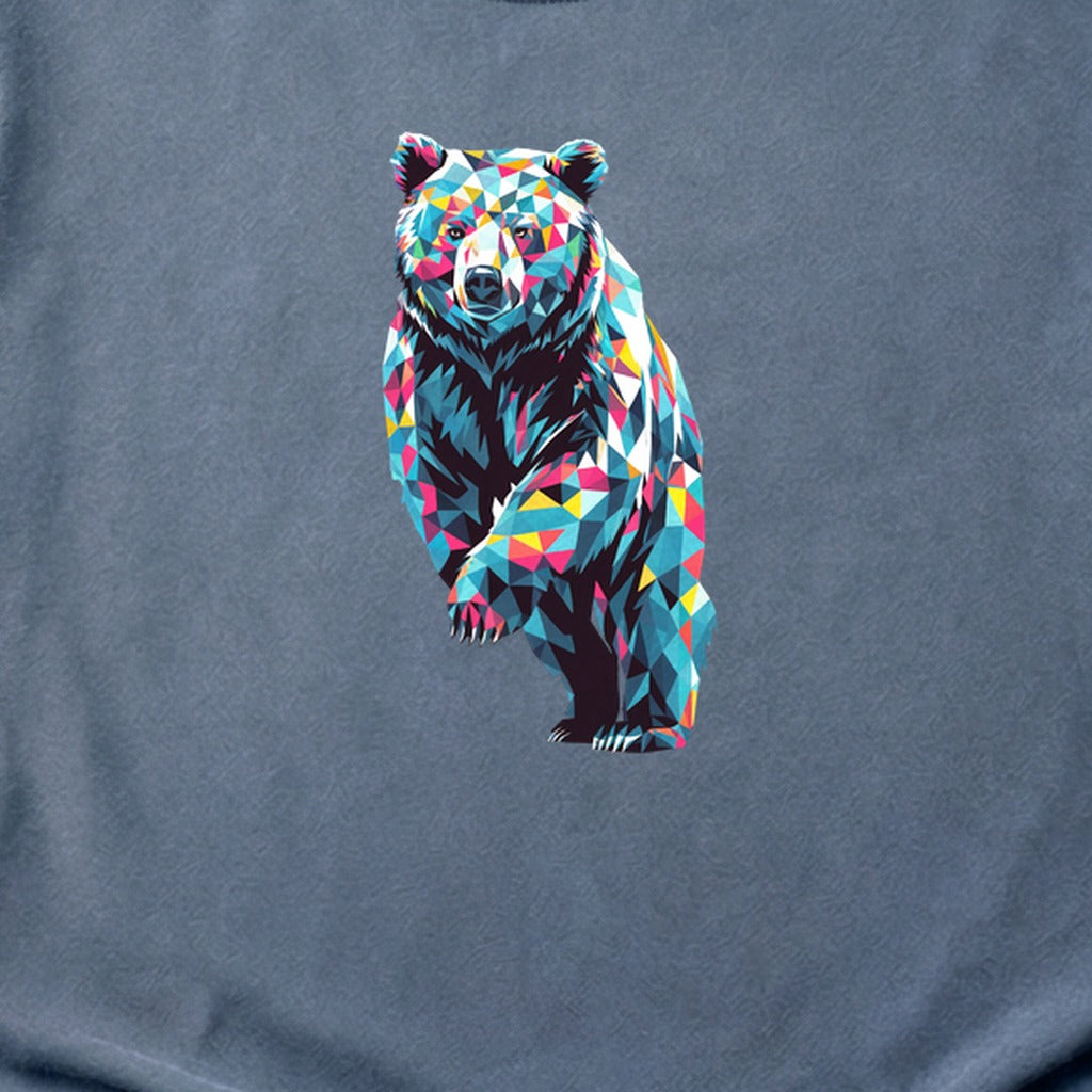 Bear Mosaic Cotton T-Shirt