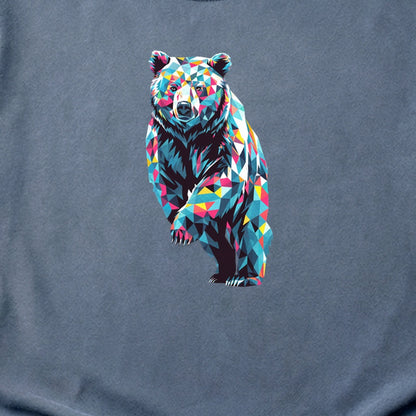 Bear Mosaic Cotton T-Shirt