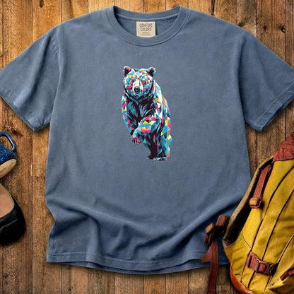 Bear Mosaic Cotton T-Shirt