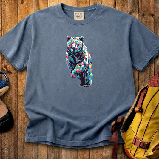 Bear Mosaic Cotton T-Shirt