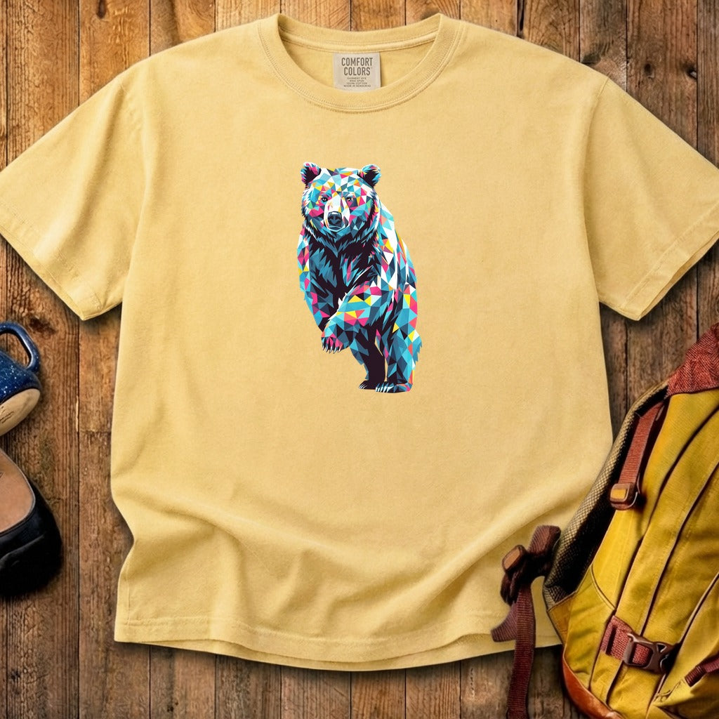Bear Mosaic Cotton T-Shirt