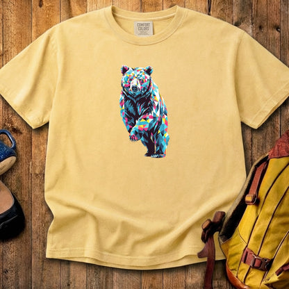 Bear Mosaic Cotton T-Shirt