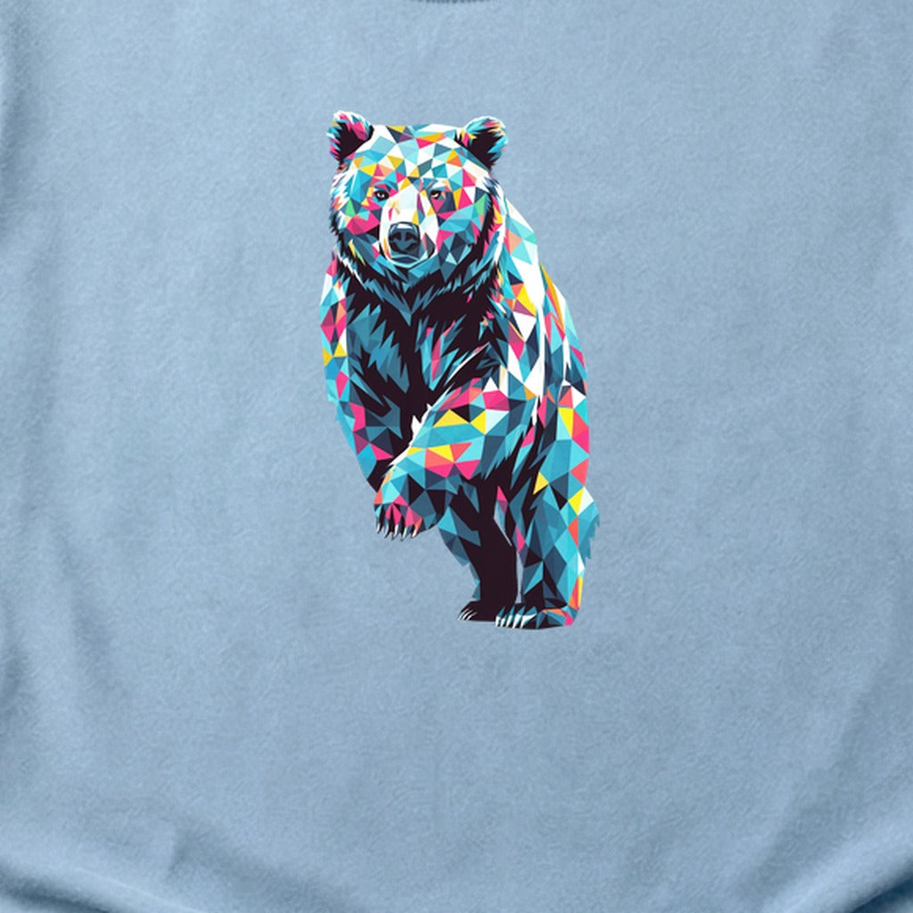 Bear Mosaic Cotton T-Shirt