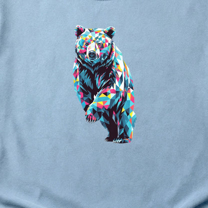 Bear Mosaic Cotton T-Shirt