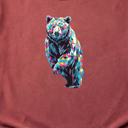 Bear Mosaic Cotton T-Shirt