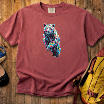 Bear Mosaic Cotton T-Shirt