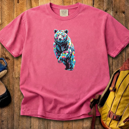 Bear Mosaic Cotton T-Shirt