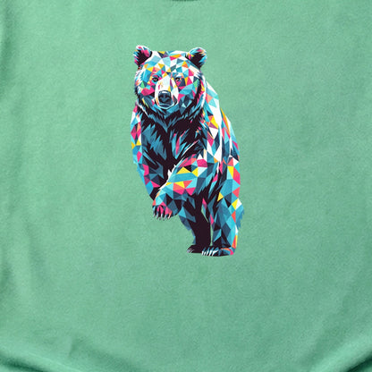 Bear Mosaic Cotton T-Shirt