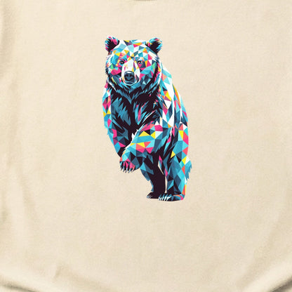 Bear Mosaic Cotton T-Shirt