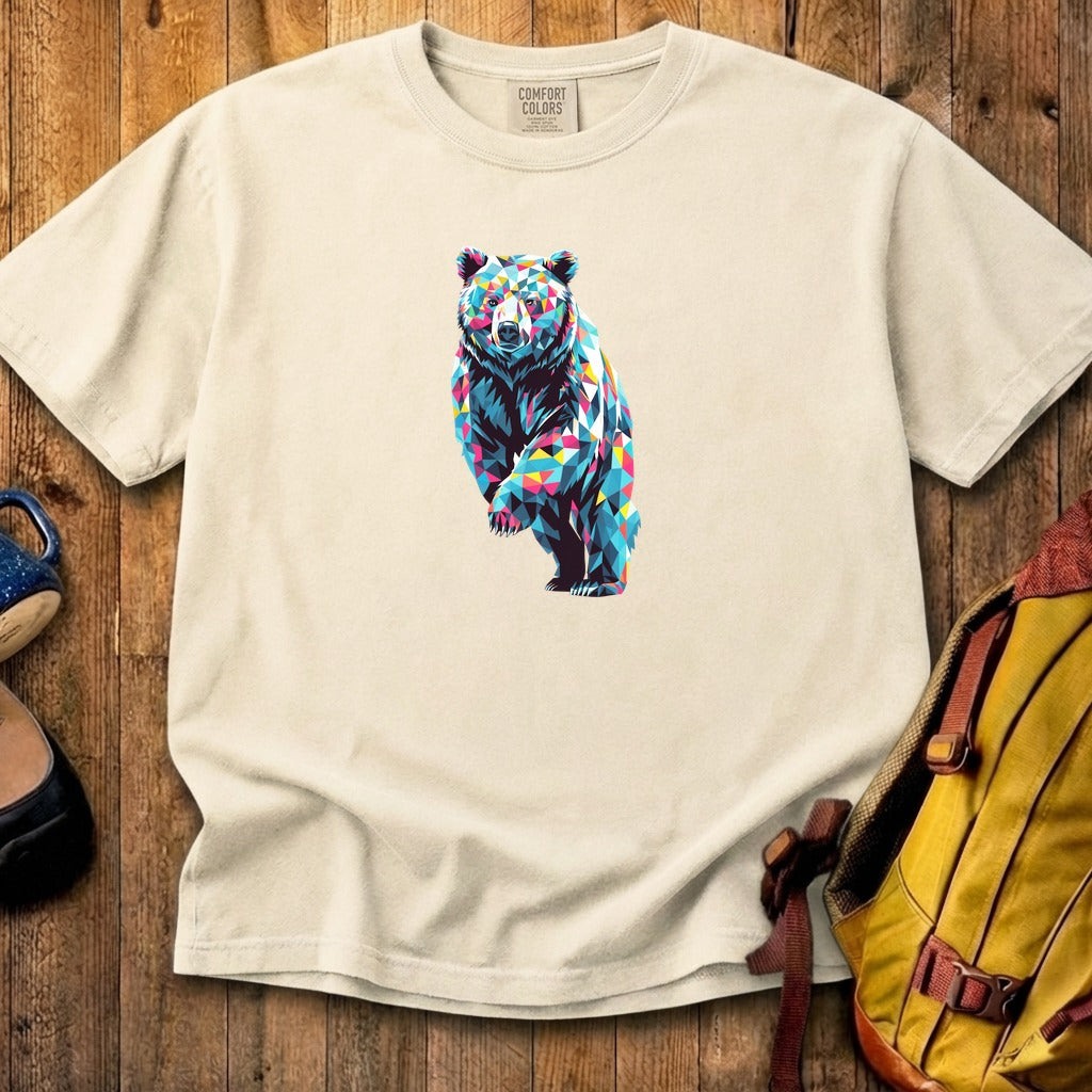Bear Mosaic Cotton T-Shirt