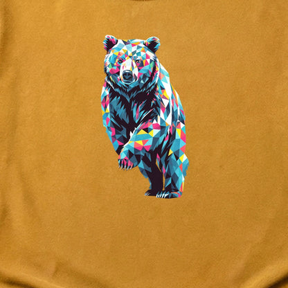 Bear Mosaic Cotton T-Shirt