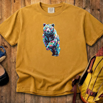 Bear Mosaic Cotton T-Shirt