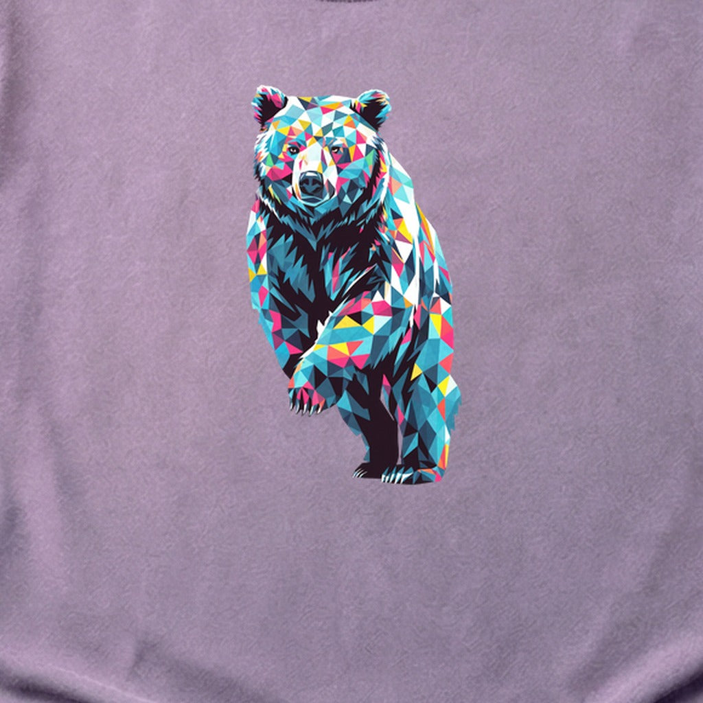 Bear Mosaic Cotton T-Shirt