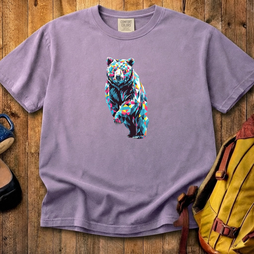 Bear Mosaic Cotton T-Shirt