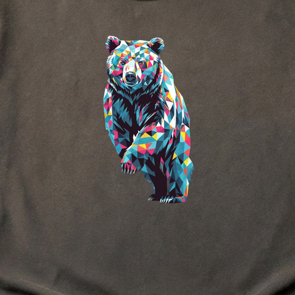 Bear Mosaic Cotton T-Shirt