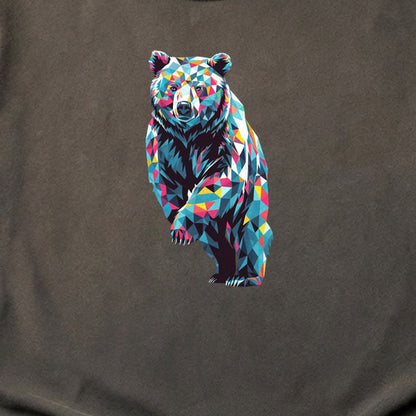 Bear Mosaic Cotton T-Shirt