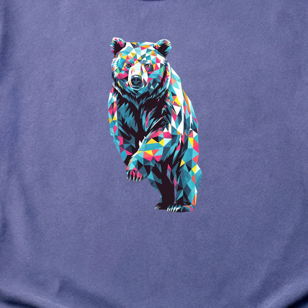 Bear Mosaic Cotton T-Shirt