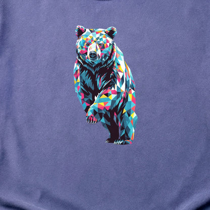 Bear Mosaic Cotton T-Shirt