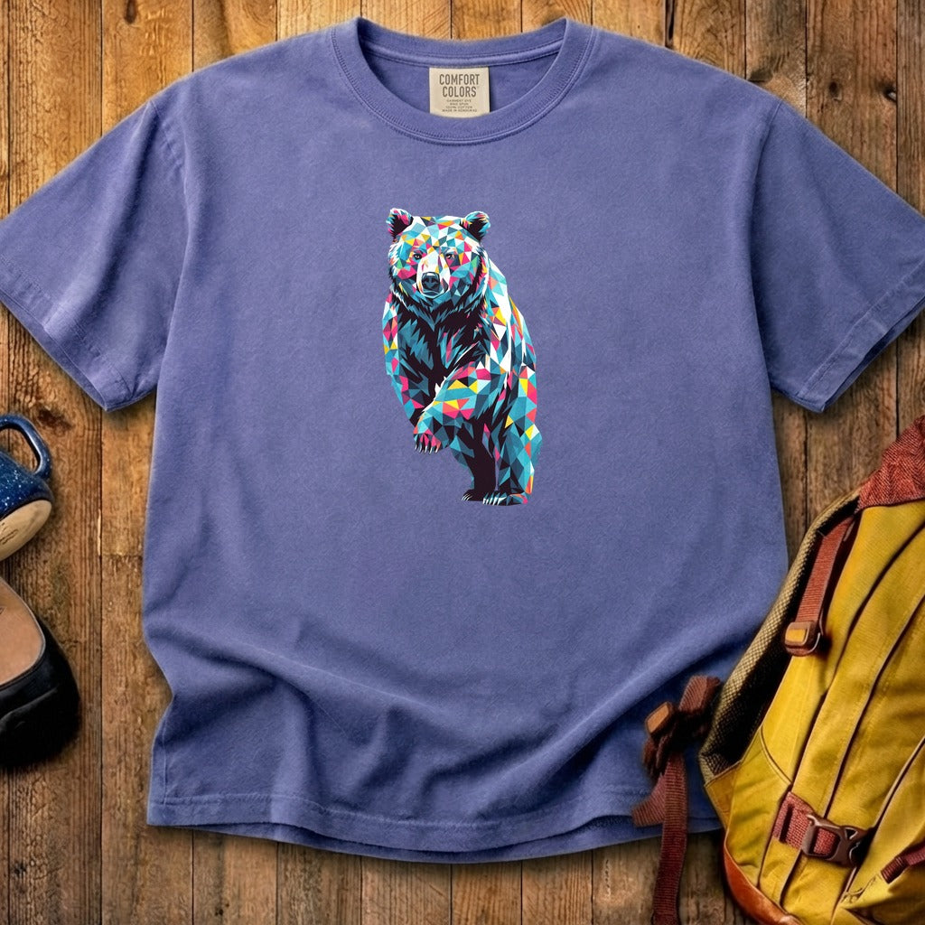 Bear Mosaic Cotton T-Shirt