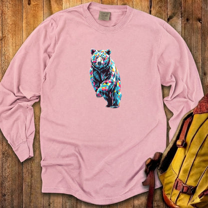 Bear Mosaic Cotton Long Sleeve