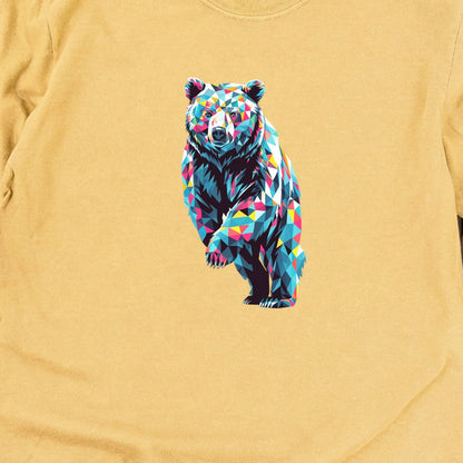 Bear Mosaic Cotton Long Sleeve