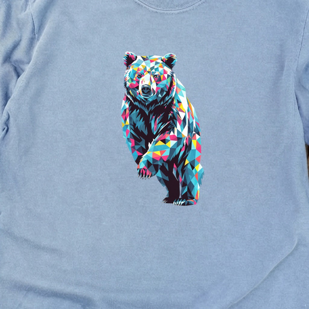 Bear Mosaic Cotton Long Sleeve