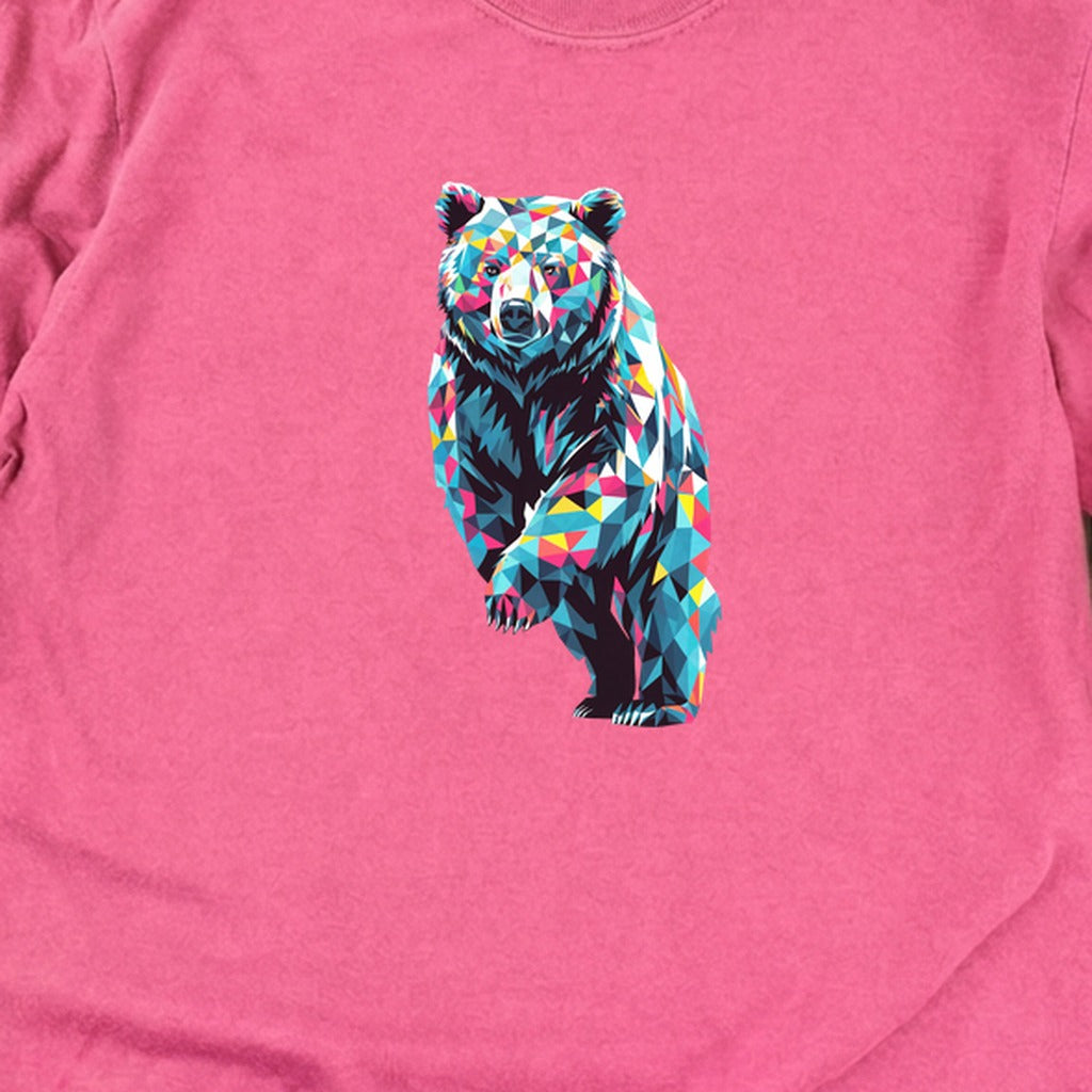 Bear Mosaic Cotton Long Sleeve