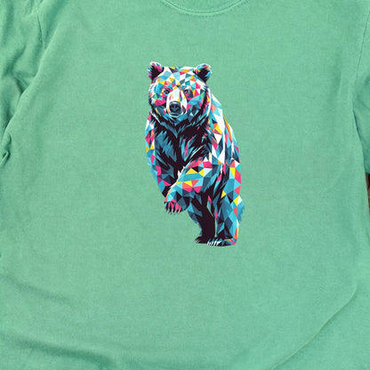 Bear Mosaic Cotton Long Sleeve