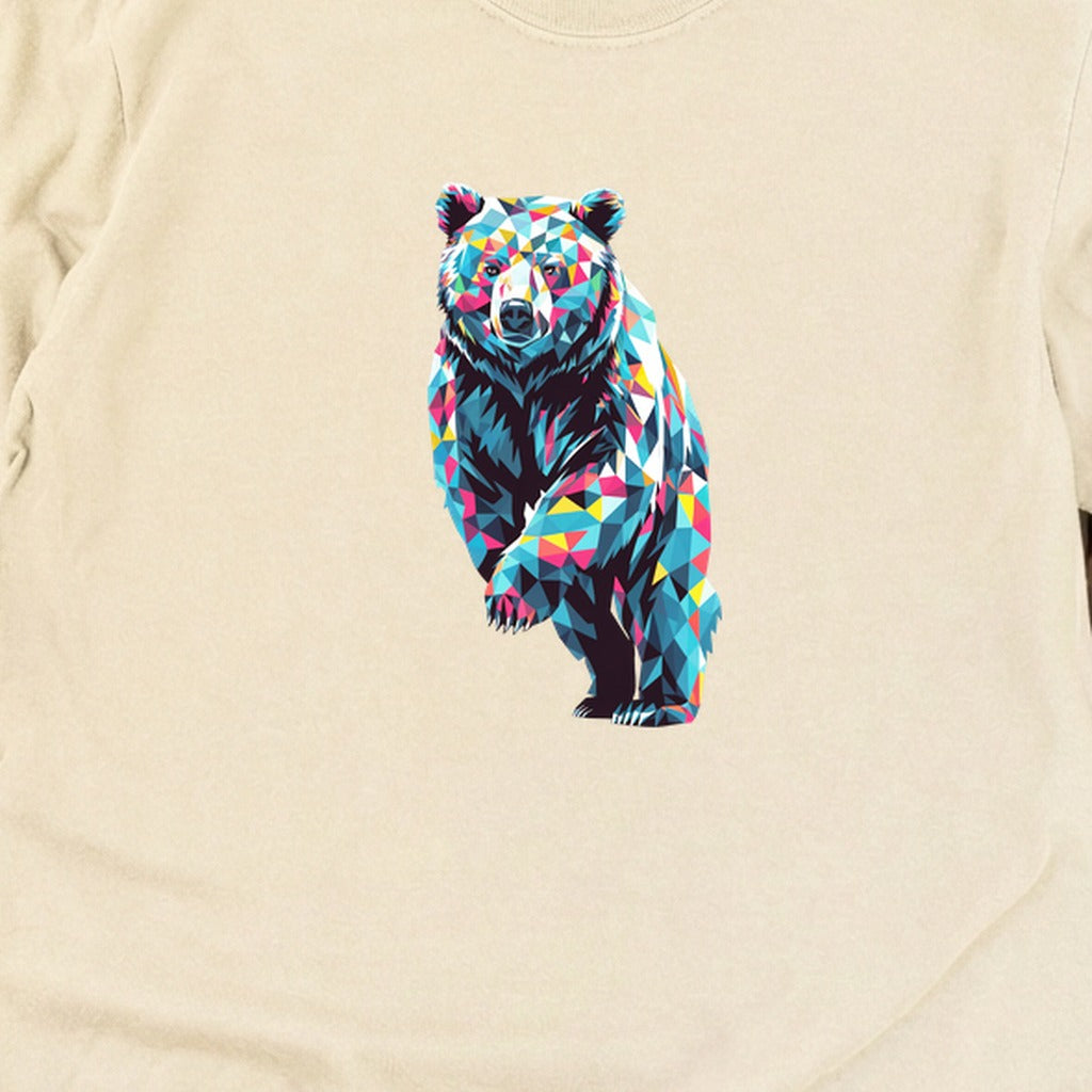 Bear Mosaic Cotton Long Sleeve