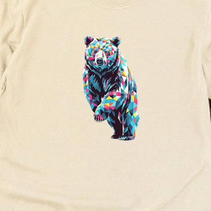 Bear Mosaic Cotton Long Sleeve