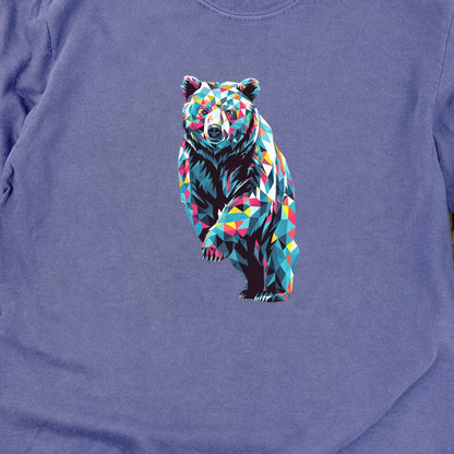 Bear Mosaic Cotton Long Sleeve