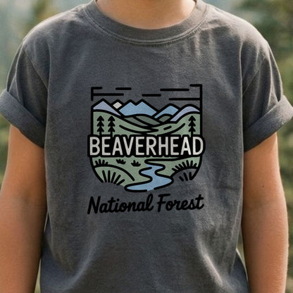 Beaverhead National Forest Kids Cotton T-Shirt
