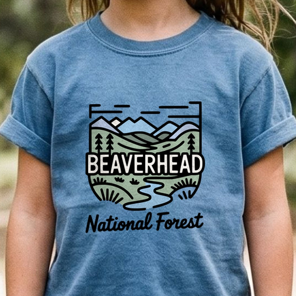 Beaverhead National Forest Kids Cotton T-Shirt
