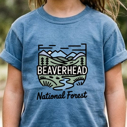Beaverhead National Forest Kids Cotton T-Shirt